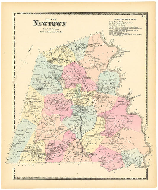 Town of Newton, Fairfield Co. Conn.