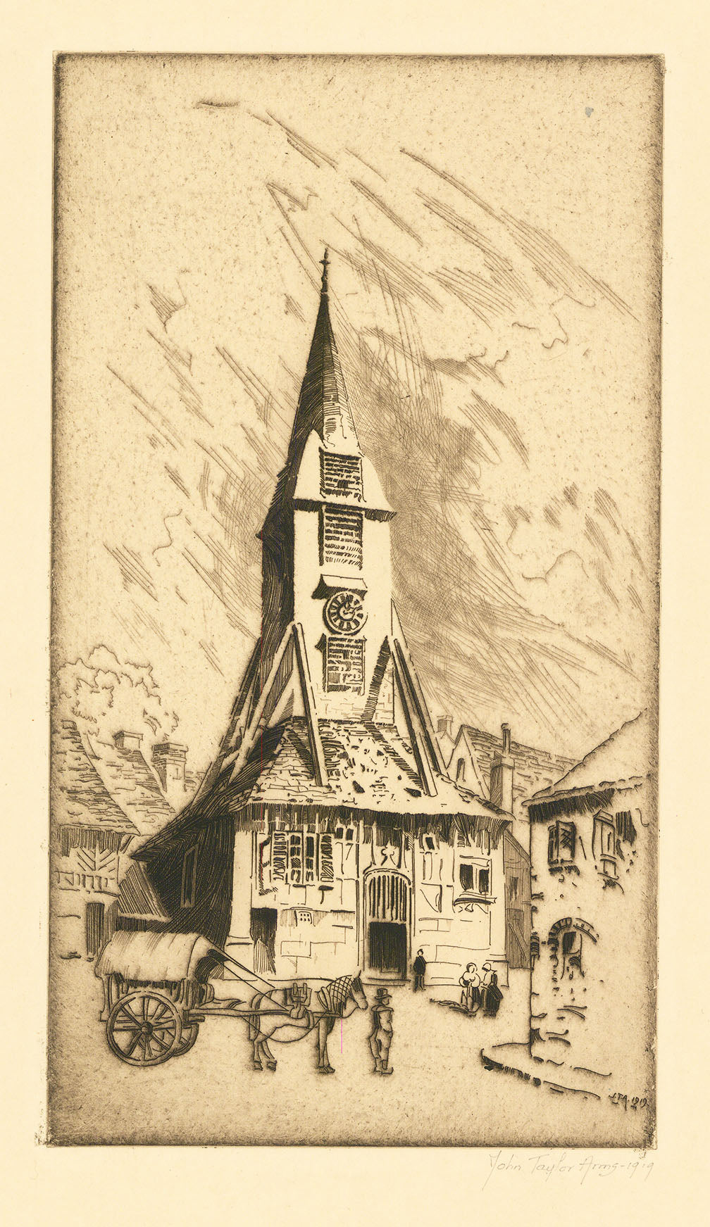 The Market Place, Honfleur.