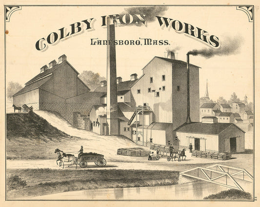 Colby Iron Works. Lanesboro, Mass.