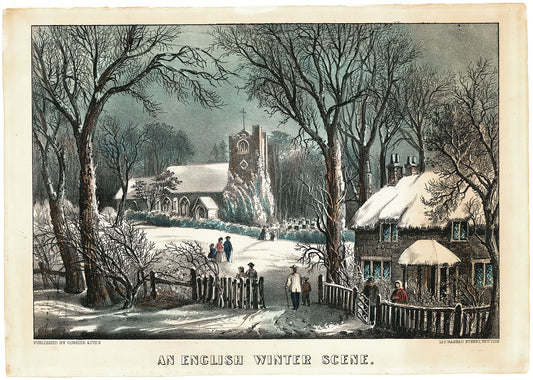 An English Winter Scene.