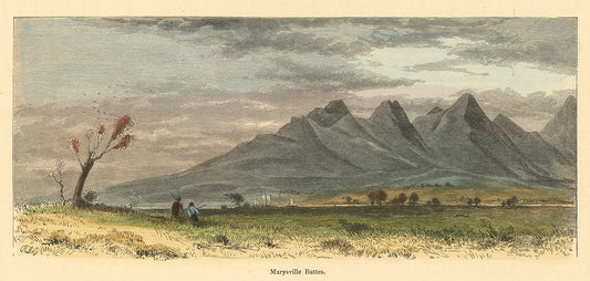 Marysville Buttes. [Sutter Buttes].