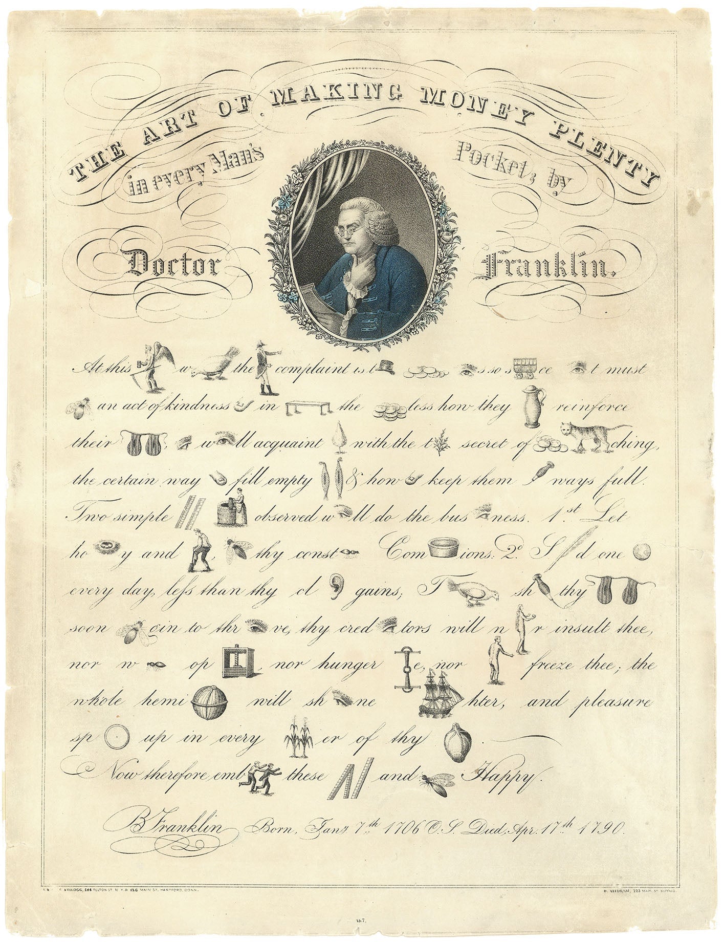 The Art of Making Money Plenty : in every Man's Pocket; by : Doctor Franklin.