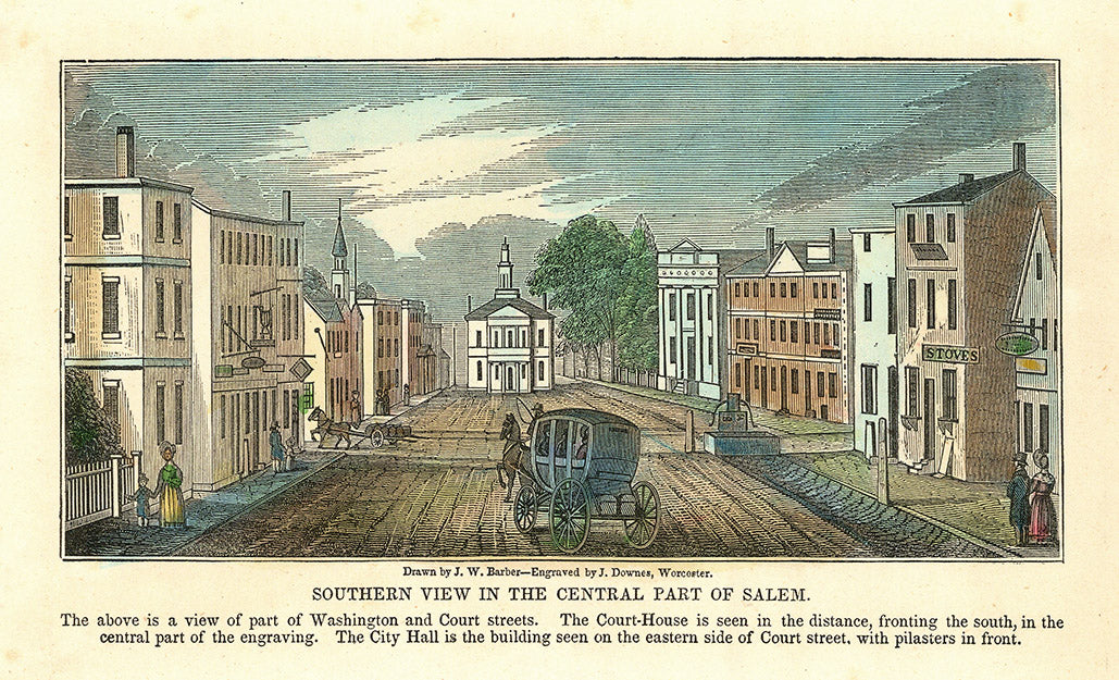 Southern View in the Central Part of Salem.