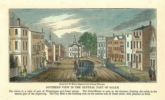 Southern View in the Central Part of Salem.