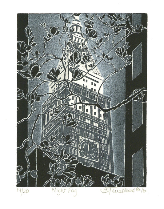 Night Fog.  (Metropolitan Life Building).