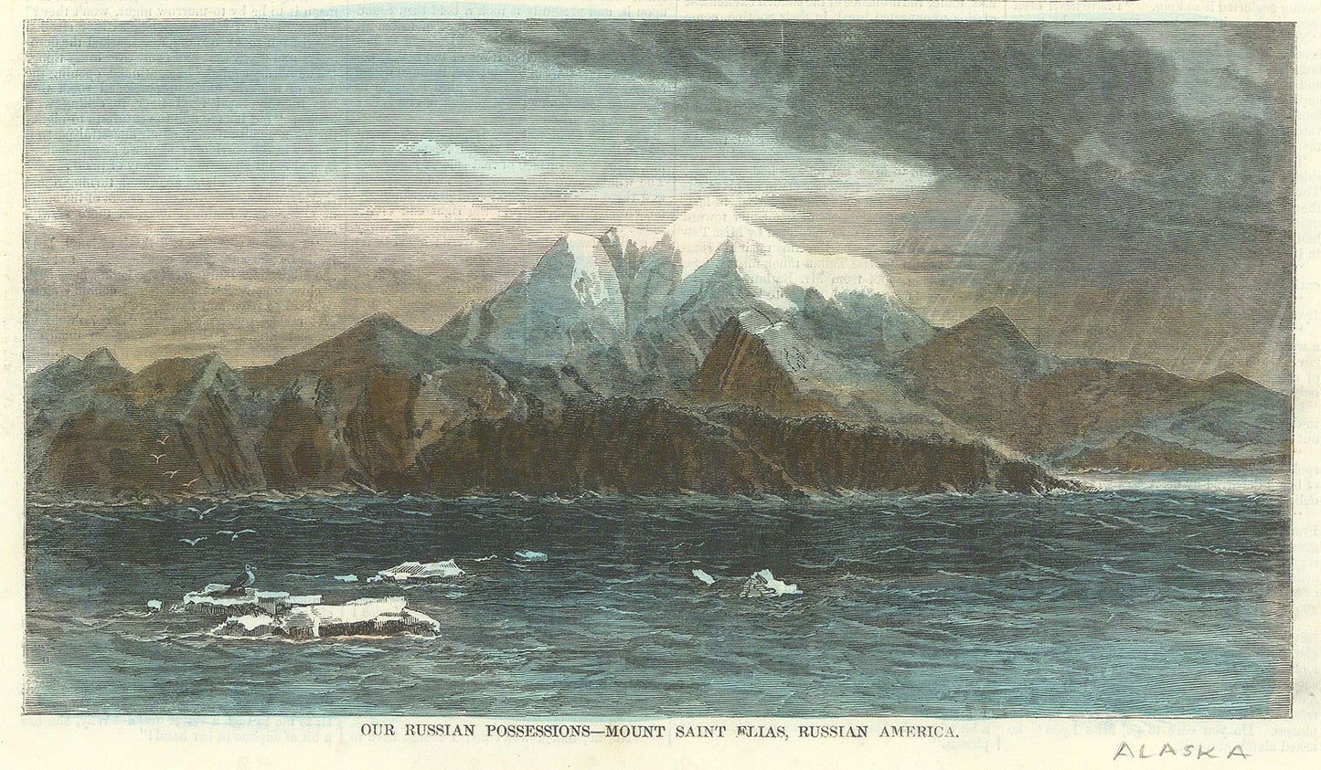 Our Russian Possessions - Mount Saint Elias, Russian America.