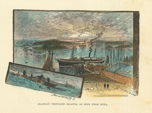 Alaska's Thousand Islands, as seen from Sitka.