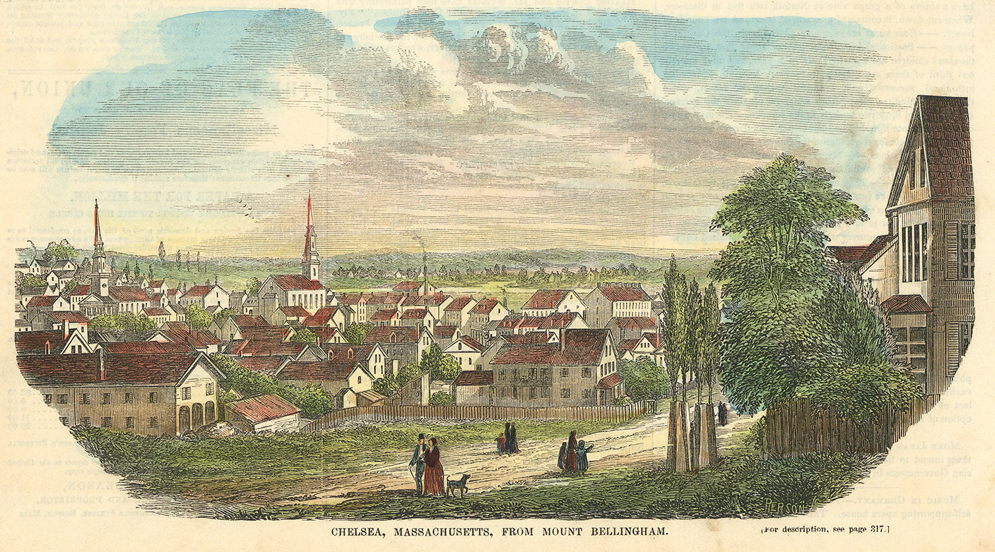 Chelsea, Massachusetts, from Mount Bellingham.