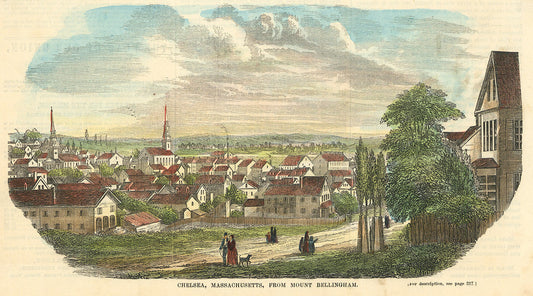 Chelsea, Massachusetts, from Mount Bellingham.