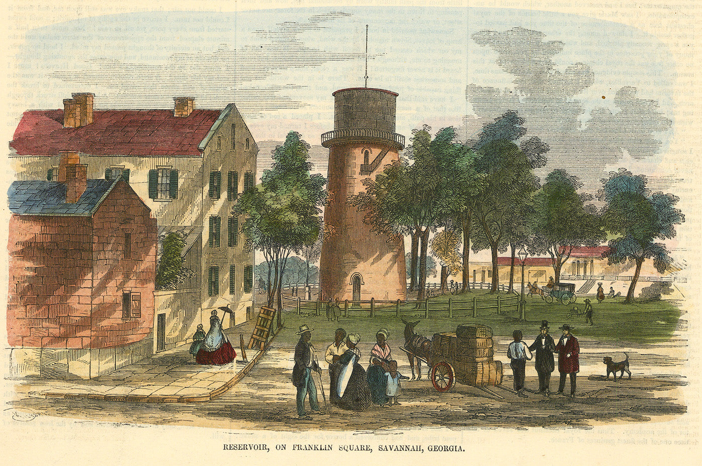 Reservoir, on Franklin Square, Savannah, Georgia.