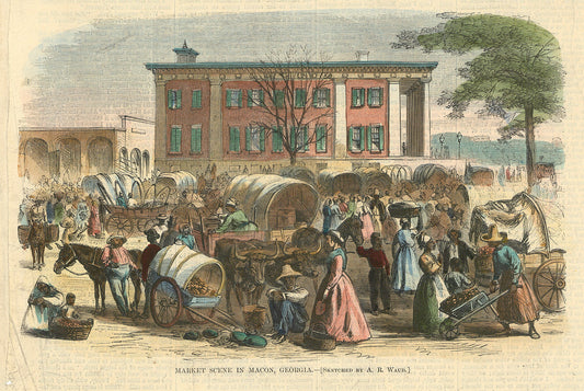Market Scene in Macon, Georgia.