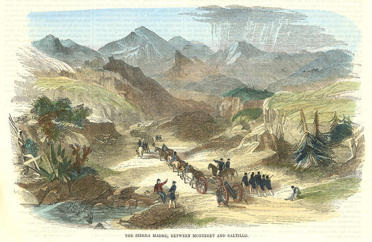 The Sierra Madre, Between Monterey and Saltillo.